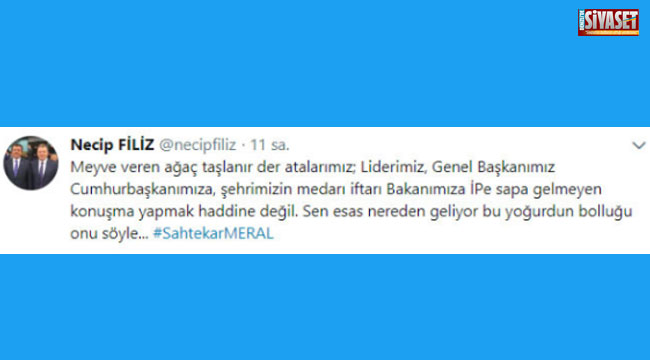Necip Filiz Tweet