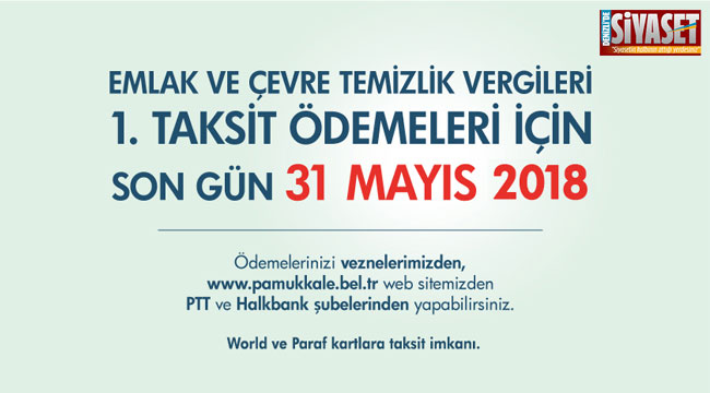 Pamukkale Belediyesi Vergi Ödemesi