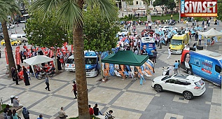 15 Temmuz Şehitler Meydanı partililere ev sahipliği yaptı