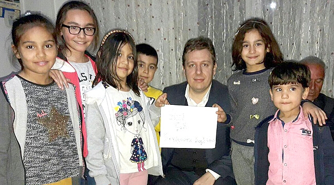 Çocuklardan Filiz’e “evet” hediyesi