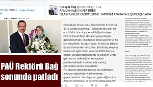 Rektör Bağ sonunda patladı