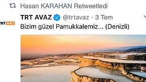 İlk tiviti Pamukkale oldu