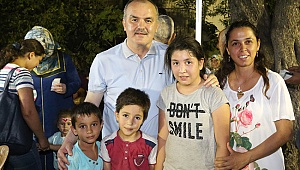 Çocuklar gönüllerince eğleniyor