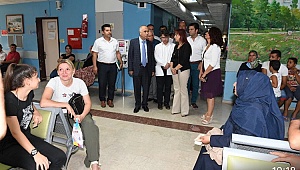 Vali Karahan incelemelerde bulundu