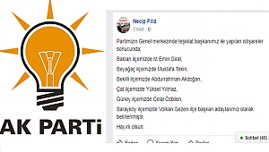 6 ilçede değişim rüzgarı esti