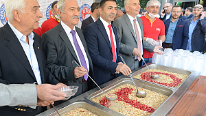 DTO 10 bin kişiye aşure dağıttı
