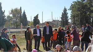  Başkan Güven, Halı Saha İnşaatını İnceledi