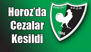 Horozda cezalar kesildi
