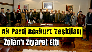 AK Parti Bozkurt İlçe Teşkilatından Başkan Zolan'a Ziyaret