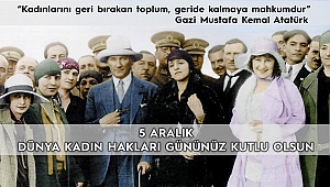 Kadınlar gününü kutladı