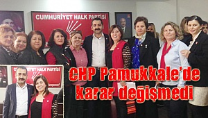 CHP, Pamukkale’de Tabu ve Kocabay ile devam” dedi