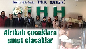 İHL'li öğrenciler Afrika'ya umut olacak