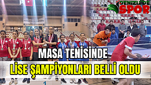 Liseler Arası Turnuvada 1.ler Belli Oldu