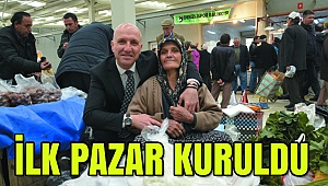 Modern Kapalı Pazaryerinde İlk Siftah Atıldı