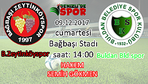 Zeytinköyspor-Buldanspor