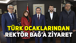 Baylan , Rektör Bağ'ı Ziyaret Etti