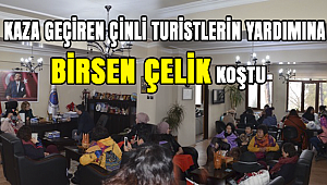 Çinli turistler kaza geçirdi