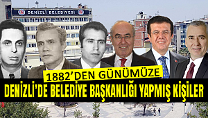Denizli'ye Hizmet Etmiş Başkanlar