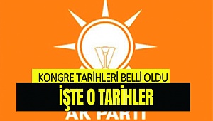 İşte Kongre Tarihleri