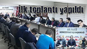 Kongre sonrası ilk toplantı yapıldı