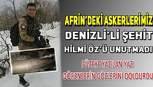 Şehidimiz İçin Afrin'den Hainlere