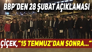 Çiçek: 15 Temmuz son darbe girişimi oldu