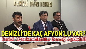 Denizli'deki Afyonlu Sayısını Açıkladılar