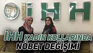 İHH KADIN KOLLARINDA NÖBET DEĞİŞİMİ