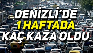İşte Haftalık Trafik sonuçları