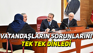 Sorunlar tek tek Anlatıldı