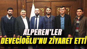Alperenler Devecioğlu'nu ziyaret etti