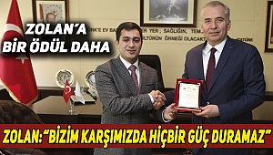  Zolan’a Anlamlı Ödül