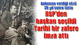 Akköy'ün son belediye başkanının ilginç hikayesi 