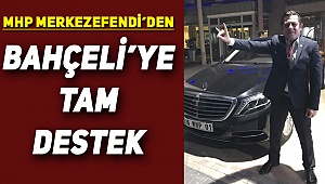 Bahçeli'ye tam destek