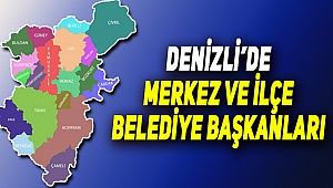 Denizli'deki 19 Belediye Başkanı