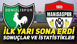 İşte ilk yarı sonucu