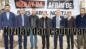 Kızılay’dan çağrı var
