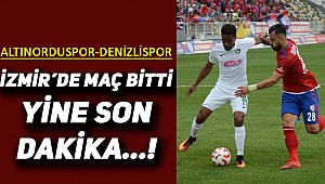 Maç Sona Erdi! Gol yine son dakika da geldi!!!