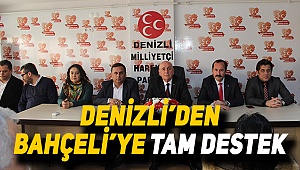 MHP Denizli , Bahçeli’nin Yanında