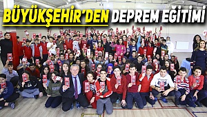 Öğrencilere deprem eğitimi