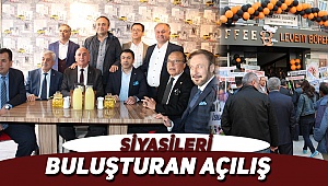 Siyasiler bu açılışta buluştu! Coffee Levent Börekçilik hizmete açıldı...