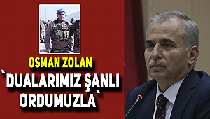 Zolan'dan Taziye Mesajı 