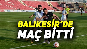 Balıkesirspor- Denizlispor maçı bitti