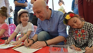 Başkan Özbaş, miniklerin coşkusuna ortak oldu