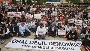 CHP'den OHAL'e oturma eylemi