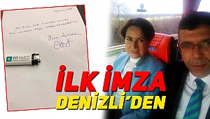 İlk imzayı Öztürk attı