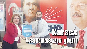 Karaca başvurusunu yaptı