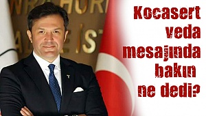 Kocasert yarın veda edecek