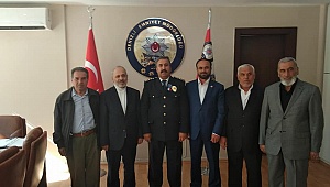 SAADET PARTİSİNDEN EMNİYET MÜDÜRLÜĞÜNE ZİYARET