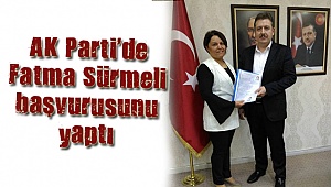 Sürmeli başvurusunu yaptı